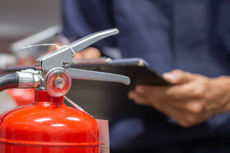 fire extinguisher inspection, maintenance, and recharging